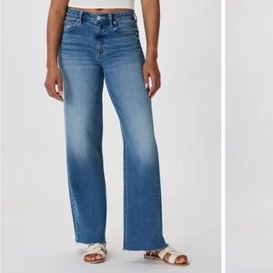 Women’s Quince Bella Stretch Relaxed Straight Jeans Atlantic Blue 28